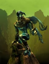 Raziel_on_rock