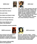 CRPG vs JRPG rogue and summoner