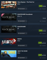 Steam lineup