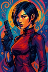ada wong portrait