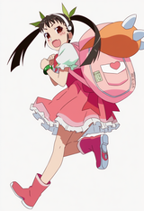 1girl, yeun, hachikuji mayoi (anime), magical girl, hires, absurdres, official a s-534561486