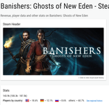 Banishers Ghosts of New Eden Steam stats Gamalytic