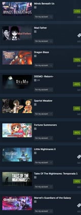 steam summer 25 cart