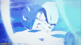 Krillin pushes back an SSB beam