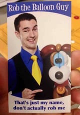 rob the balloon guy