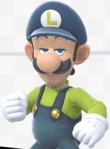 luigi not very impresseed