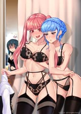 Marianne helping Hilda