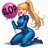 20250627_2203_Kneeling with Lollipop_remix_01jysfpd8vfjcr2f4qta0bzba7