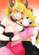 __princess_peach_and_bowsette_mario_and_1_more_drawn_by_nagihashi_koko__d7801db2bca8033666547a3d3f43024c
