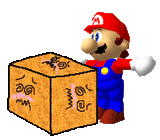 mario and crazed crate