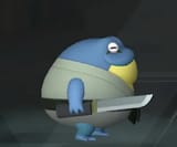 stabby frog