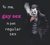 to me gay sex is just regular sex