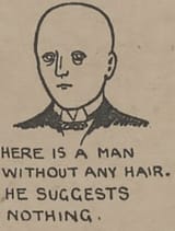 man without hair