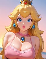 princess beach summer close up