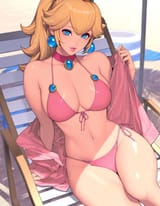 princess peach bikini