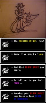 Darkblade dialogue mockup