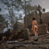 Sophie recruiting the trashcanman