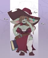 Goblin witch about to cast Self Destruct
