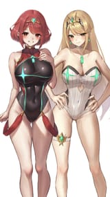 __pyra_and_mythra_xenoblade_chronicles_and_1_more_drawn_by_hakusai_hksicabb__11fc724108df57e4cf4a2c8a5bc6447a
