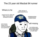 macbat runner missing since tuesday