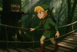 20250629_1847_Animated Boy Crossing Bridge_simple_compose_01jyz1bpngfs79c57cpe59aqh9
