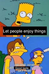 let people enjoy things