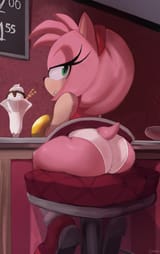 Amy sitting