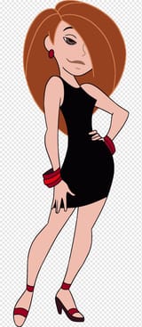 png-transparent-kim-possible-shego-little-black-dress-animation-dress-child-black-hair-hand