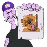 Waluigi showing off his wojak