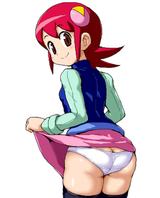 Mayl shows you her (wetted) panties