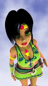 Injun Fairy Elf Girl