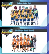 inazuma eleven teams
