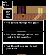 glass hand