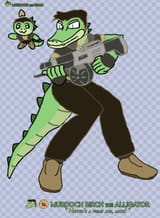 Murdoch Birch the Alligator and Chao