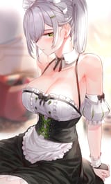 KFR - A cute maid whose face turns bright red when she is alone