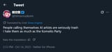 your le based anti-woke japanese culture warrior is a panderer to anti-ai troons