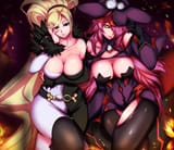 __konoe_a_mercury_and_hilda_blazblue_and_2_more_drawn_by_gaien_jin_morisono__861dce10c239107546ff42e547c3cbfb