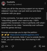 pewdiepie stop killing games