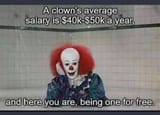 clowned