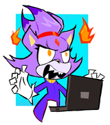 angy blaze chibi