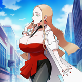 oleana (pokemon), from the side, cleavage, tube top, huge breasts, bursting brea s-2903217268