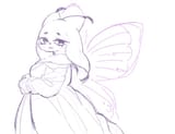 Lady Ethereal with Butterfly wings