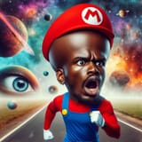 Trippy Mario AI slop 4489