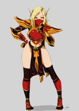 wow blood elf thighs