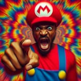 Trippy Mario AI slop 4476