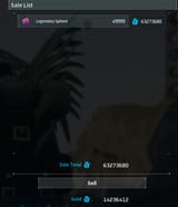 legendary sphere money