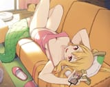 __tohru_kobayashi_and_blonde_girl_kobayashi_san_chi_no_maidragon_drawn_by_cloba__fe891bc8b7bed6fd5d0008644ffdd8ae