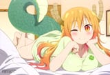 yande.re 385326 cleavage horns kadowaki_miku kobayashi-san_chi_no_maidragon tail tooru_(maidragon)