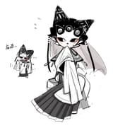 Yi cosplying Nuwa