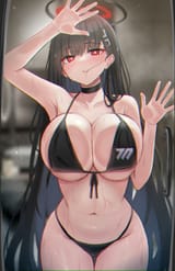 mijikayo_(user_eyyx8247) swimsuits tsukatsuki_rio